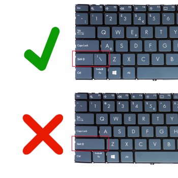 Keyboard - Laptop Keyboard for Asus ZenBook 14 UX425 UX425EA UX425JA UM425 UM425I UM425IA UX425EA-WB503T 90NB0QX0-R30GE0 SN3591BL US No Frame Backlight Grey ( Ref.No.40963USBL )