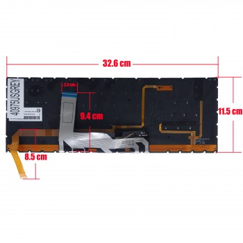 Keyboard - Laptop Keyboard for HP OMEN 15-EK 15-EN Series 15T-EK100 15Z-EN000 15-EK1001NV 15-EN0029NR 15-ek0009NW L98943-001 M00838-001 US No Frame Backlight Grey ( Ref.40975USGREY )