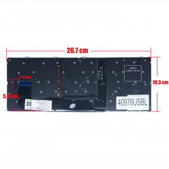 Keyboard - Laptop Keyboard for HP EliteBook x360 1030 G2 1030 G3 1030 G4 904507-001 929985-001 HSN-I04C 6037B0134822 L02471-251 US No Frame Backlight Black ( Ref.40976USBL )