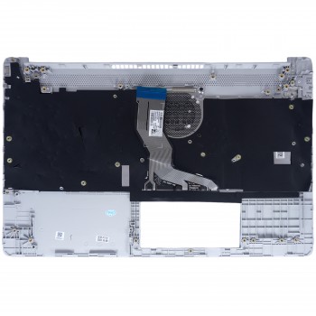 Keyboard - Laptop Keyboard Palmrest for HP 15T-DY 15-DY 15-EF 15S-EQ 15S-FQ 15-EF0023DX 15-EF0025WM L63578-001 M17184-001 EAP0P500601A US Silver ( Ref.40984USPALM )