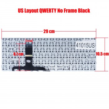Laptop Keyboard for HP ProBook 440 G8 365G2UC 4T3K7PA 445 G8 428B9US 97X98U8R AEX8QU00010 AEX8QU02010 M05027-001 M23769-001 M23770-001 M23771-001 US No Frame Black ( SKU.41015US )