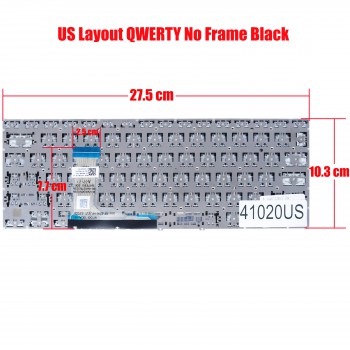 Laptop Keyboard for Asus Vivobook 14 X1402 X1402Z X1402ZA X1403 X1403Z X1403ZA X1403VA 0KNB0-1607ND00 SM21L76DNJ528 US No Frame Black ( SKU.41020US )