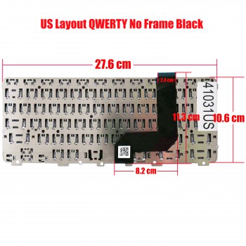 Laptop Keyboard for Lenovo N42-20 Chromebook 80US0002US N42-20 Touch Chromebook 80VJ 5CB0N67010 5CB0M14127 5CB0L85351 5CB0N67002 5CB0N67007 US No Frame Black ( SKU.41031US )