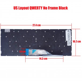 Laptop Keyboard for Asus Vivobook S 14X S5402 S5402ZA S5402ZA-IS74 90NB0X33-R31US0 90NB0X32-R31US0 90NB0X31-R31US0 US No Frame Black ( SKU.41060US )