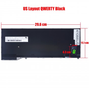 Laptop Keyboard for Fujitsu Lifebook U747 U748 U749 E449 E548 E549 E749 CP724717-03 CP728761-01 FJM16J53US6D855 FJM16J6300JD859 CP724709-03 US Black ( SKU.41066US )