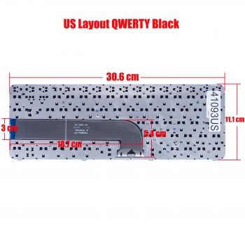 Laptop Keyboard for HP Pavilion DV4-5000 DV4-5100 DV4-5A00 DV4T-5100 DV4-5109TX B6U55PA 676650-001 699286-001 V131662BS1 V131662BS2 676650-DB1 676650-D61 US Black ( SKU.41093US )