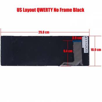 Laptop Keyboard for Toposh T14 MB30011008 YXT-NB93-154 F0060-008 MB3002023 MB30011006 YXT-NB93-108 PRIDE-K2809 SCDY-300-2-07 MB3008011 Haier U1520EM U1500EM U1520SD US No Frame Black ( SKU.41112US )