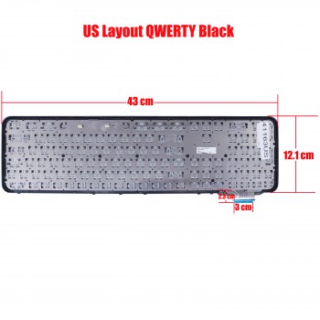 Desktop Wireless Spare Part Keyboard Bluetooth for Logitech Craft Advanced LTM17A33US9E41 430-004782 US Black ( SKU.41163US )