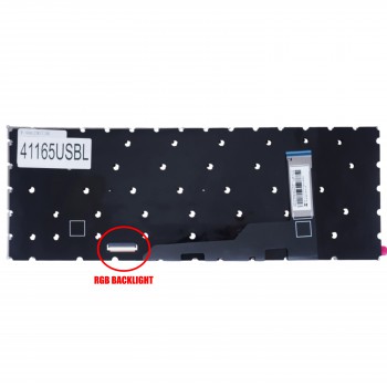 Laptop Keyboard for MSI GE66 Raider GS66 Stealth GP66 Leopard MS-1541 MS-1542 10UE/10UG/10UH MS-16V1 MS-16V3 MS-16V4 US No Frame Per-Key RGB Backlight Βlack ( SKU.41165USBL )