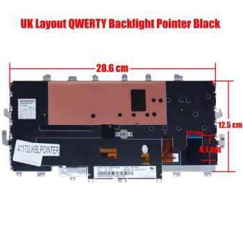 Laptop Keyboard for Lenovo Thinkpad X1 Yoga 1st Gen Type 20FQ 20FR 20FQ20FR 01AV292 00PA042 01AX828 00JT867 SN20H34920 UK Backlight Pointer Βlack ( SKU.41172UKBLPOINTER )