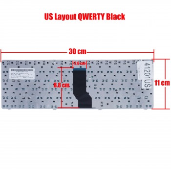 Laptop Keyboard for Hasee A410 A430 A431 Hasee Itautec W7430 W7435 SW6 AESW91408US1A168 MP-07G33US-920 US Black ( SKU.41201US )