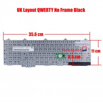Laptop Keyboard for Fujitsu Lifebook E781 E752 E782 U772 Celsius H720 H910 H920 MP-10J6600-D851 UK Pointer Black ( SKU.41209UKPOINTER )