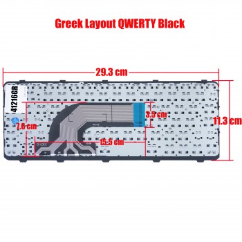 Greek Laptop Keyboard for HP ProBook 440 G1 445 G1 440 G0 721520-151 NSK-CP5SM GR Frame Black ( SKU.41216GR )