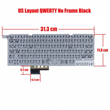 Laptop Keyboard for Dell 5460 V5460 5470 V5470 5480 V5480 MP-12G73US-920 US No Frame Black ( SKU.41222US )