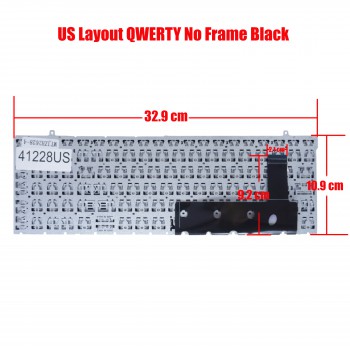 Laptop Keyboard for HP EliteBook 860 G9 860 G10 865 G9 865 G10 5P739EA 5P741EA 5P740EA 5P742EA A00XVUP A18LXUP N08147-001 US No Frame Black ( SKU.41228US )