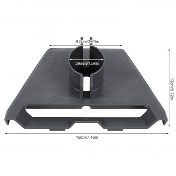 Pole Adapter Mounting Kit Compatible with Starlink Gen 3 V3 Kickstand Dish Tube Adapter Gray ( SKU.1-PER0034 )