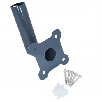 Short Roof Wall Mount with Pole for Starlink V2 Internet Kit Satellite Aluminium Gray ( SKU.1-PER0038 )