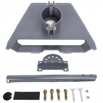 Starlink Roof Mounting Kit Gen 3 Rotatable Metal Heavy Duty Pivot Pole Starlink Internet Kit Satellite V3 Compatible Standard Dish Gray ( SKU.1-PER0043 )