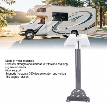 Starlink Roof Mounting Kit Gen 3 Rotatable Metal Heavy Duty Pivot Pole Starlink Internet Kit Satellite V3 Compatible Standard Dish White ( SKU.1-PER0044 )