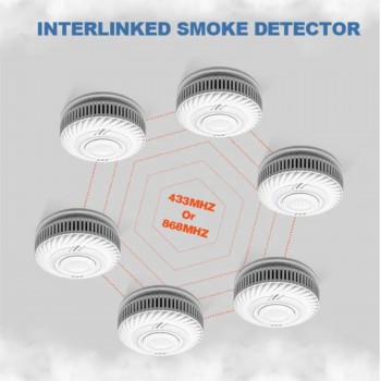 WiFi Carbon Monoxide Smoke Detector S100B-CR-W ( SKU.1-PER0060 )