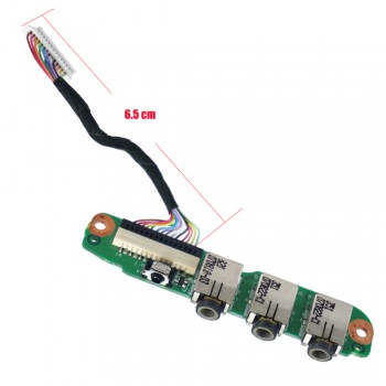 Audio Board - Sound Button Board for Laptop HP DV6000 DV6809WM Audio and Infrared Circuit Board 446523-001 32AT3AB00005 DA0AT3AB8D0 with cable ( Code 1-BRD147 )