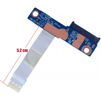 Optical Disk Drive Connector Board for Laptop HP 15-AC 15-AY 15-AB 15-AB 15-BA 15-AF 255 G5 250 G4 AHL50 LS-C706P NBX0001TY00 855007-001 455MW32L01 435MW432L01 with cable ( Ref.1-BRD162 )