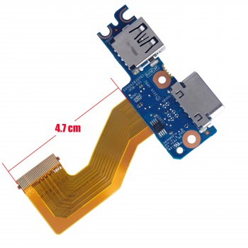 USB VGA - Power Button Board for Laptop HP EliteBook 850 G3 840 G3 755 G3 745 G3 837846-001 836619-001 6050A2835701 6050A2727501 6035B0128301 with cable ( Ref.1-BRD166 )