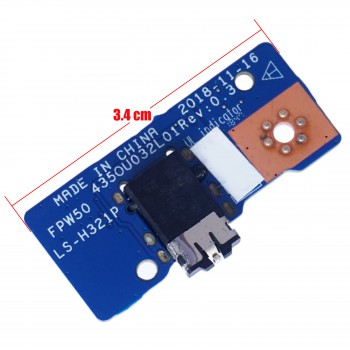 Audio Board for Laptop HP 15-DW 15-DW0038WM 15-DW1081WM 15S-DU L52035-001 L52028-001 435OU032L01 LS-H321P ( Ref.1-BRD169 )