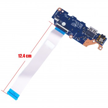 USB Power Button Board for Laptop Dell Inspiron 15 3510 3511 3525 LS-L241P GDM50 VWVFG 0VWVFG 0C6CMN C6CMN Audio Port SD Card Reader IO Circuit Board with cable ( Ref.1-BRD171 )