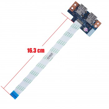 USB Board - USB Board for Laptop Acer Aspire V5-561P V5-531G E1-530 E1-530G E1-570 E1-522 E1-510 E1-510P V5EW2 LS-9532P NBX0001BH00 455NVYBOLO2 55.M8EN2.004 with cable ( Code 1-BRD180 )