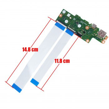 USB Board for Laptop HP Chromebook X360 14a-ca0002nf 46J01EA 14a-ca0006ns 48L12EA 48L12EAR M15292-001 DA00GITB6D0 DA00GITB6C0 DD00GIAD011 with cables ( SKU.1-BRD191 )