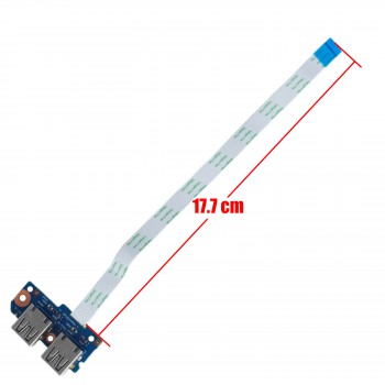 USB Board for Laptop HP ProBook 4530S H1Z20US H1Z19US LW767ES 4535s B0W19ES QZ362US SQ547UP QZ021US 646287-001 6050A2411401 with cable ( SKU.1-BRD199 )