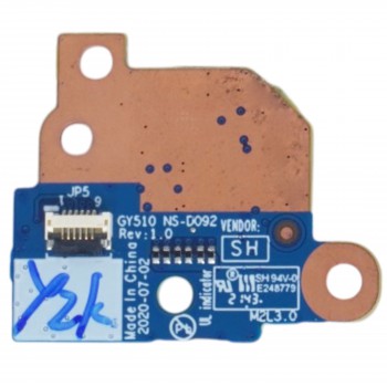 Power Button Board for Laptop Lenovo ThinkBook 15p IMH 20V30007SP 20V30009MZ 20V3001QAU 20V3001RAU 20V3001SAU 20V3001TAU GY510 NS-D092 E248779 5C50S25137 ( SKU.1-BRD212 )