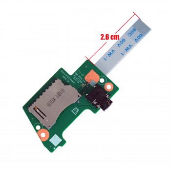Card Reader Audio Board for Laptop HP 15-DY 15-DY1051WM 15-dy2045nr 2Q1H3UA 15S-FQ 15-EF 15S-EQ 15T-DY 15S-FR 15S-FY L63583-001 L90984-001 DA0P5DTH8B0 with cable ( SKU.1-BRD236 )