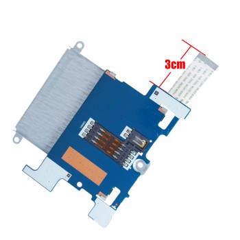 Smart Card Reader Board for Laptop HP EliteBook 840 G5 745 G5 755 G5 850 G5 ZBook 14u G5 L18312-001 PS1714 6050A2925801 6053B1482001 with cable ( SKU.1-BRD271 )