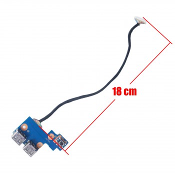 Dual USB Power Button Board for Laptop Samsung NP300E5A NP305E5A 300E NP300E5C-A0DUS NP300E5X-A01IT NP300E5Z BA92-10202A with cable ( SKU.1-BRD272 )