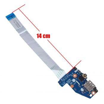 Power USB Audio Board for Laptop Lenovo IdeaPad 720S-14IKB 80XC 81BD 5C50N79826 LS-E584P NBX00025H00 with cable 14cm ( SKU.1-BRD273 )