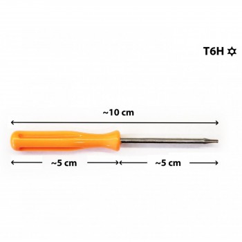 Precision Torx T6 T6H screwdriver with a security hole ( SKU.1-SRP0034 )