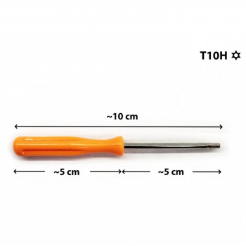 Precision Torx T10 T10H Screwdriver for Xbox 360 One Series with a security hole ( SKU.1-SRP0038 )
