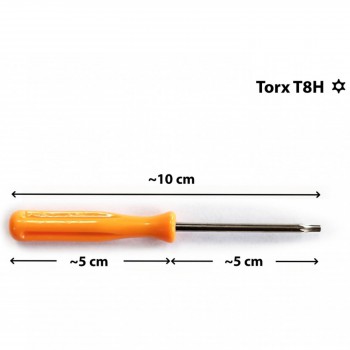 Precision Torx T8H T8 Screwdriver for Xbox 360 One Series PS3 PS4 PS5 gamepad with a security hole ( SKU.1-SRP0039 )