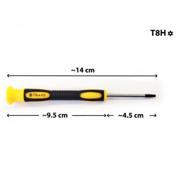 Precision Torx T8H T8 Screwdriver for Xbox 360 One Series PS3 PS4 PS5 with a security hole ( SKU.1-SRP0045 )