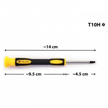 Precision Torx T10H T10 Screwdriver for Xbox 360 One Series Console with a security hole ( SKU.1-SRP0046 )