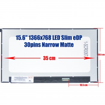 Laptop Screen Panel NT156WHM-62  350mm no brackets special position of connector  ( SKU.1-SCR0067 )
