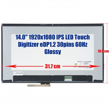 Laptop Screen FHD LCD Touch Screen Assembly for Lenovo IdeaPad Flex 5 14ARE05 14ALC05 no bezel 81X2 81X2000XUS OEM (Ref. 1-SCR0159)