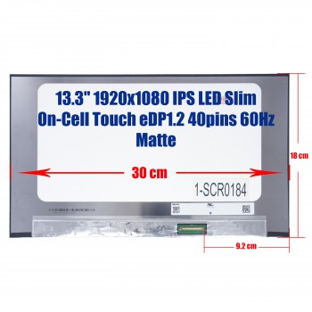 Laptop Monitor - Screen N133HCN-E51 REV C2 13.3
