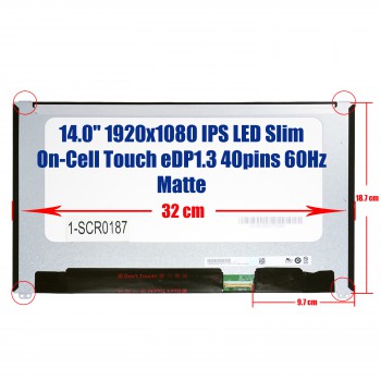 Laptop Monitor - Screen B140HAK02.2 AUO223D LP140WF5 SP M1 14