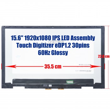 Laptop Monitor - Screen monitor for HP Envy x360 15-ED 15T-ED000 56W30U8R 8JE90AV 8JE91AV 8JE92AV L93182-001 L93180-001 Assembly Touch Digitizer 15.6