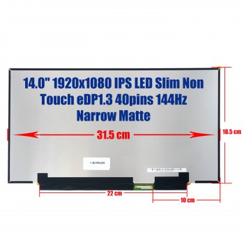 Laptop Monitor - Screen monitor for 14.0