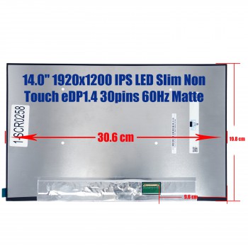 Laptop Monitor - Screen monitor for HP EB745G5 R3-2300U 5SQ96EA N140JLG-GT1 M62319-J91 14.0