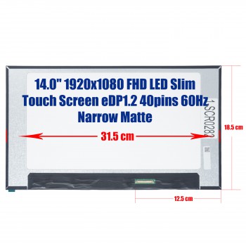 Laptop Monitor - Screen monitor for Dell Latitude 5420 7410 7420 Series NV140FHM-T02 14.0